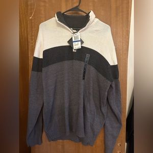 Tricot St Raphael quarter zip sweater.